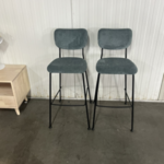 2x Barkruk Zuiver, benson, Blauw